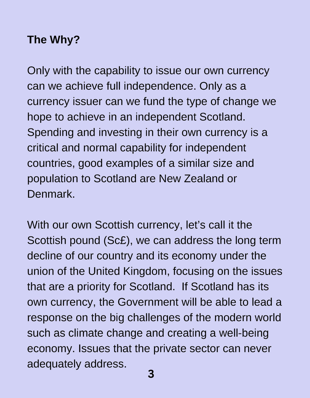 Our Scottish Currency - Pocket Guide